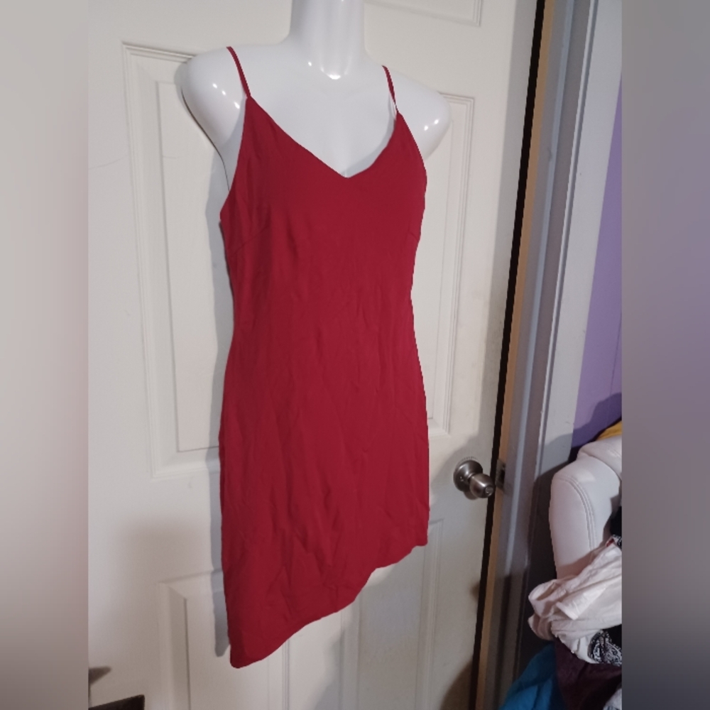 Poetry Crimson Spaghetti Strap Dress